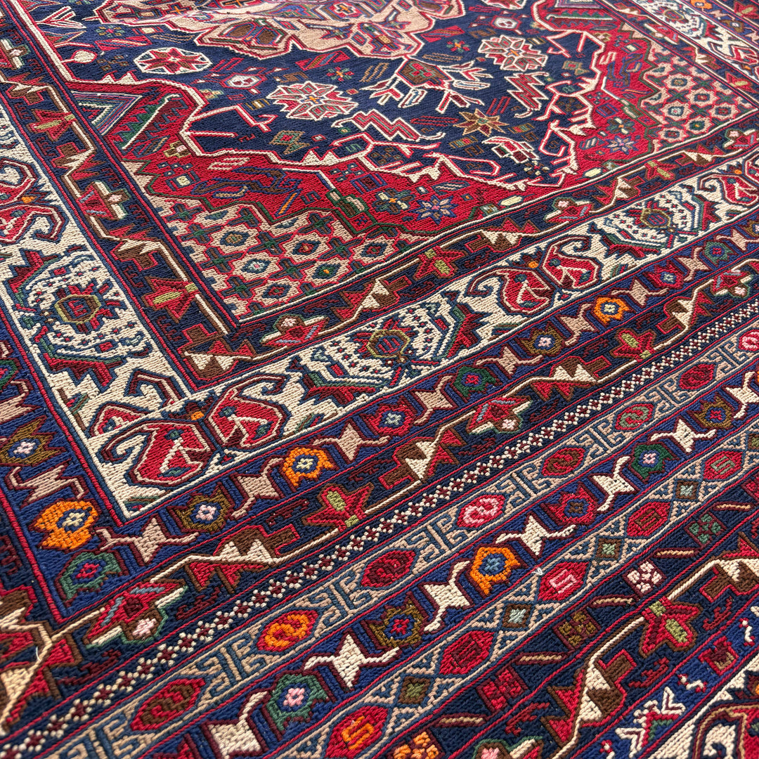 Tehzeeb Maliky One-OF-A-Kind-Afghan Rug