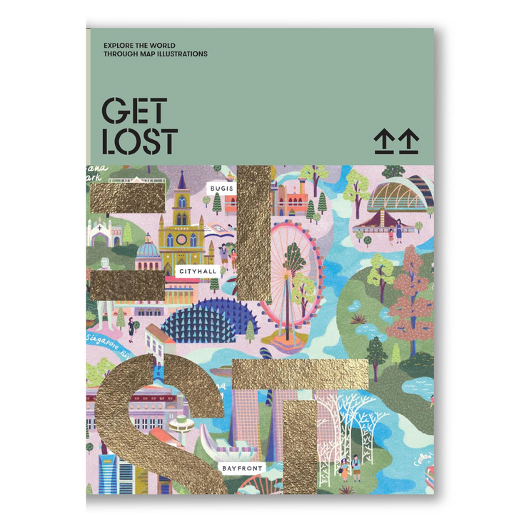 GET LOST! : Explore the World in Map Illustrations Book