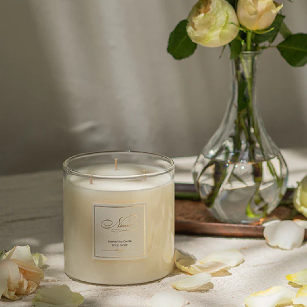 Wild Rose Deluxe Candle