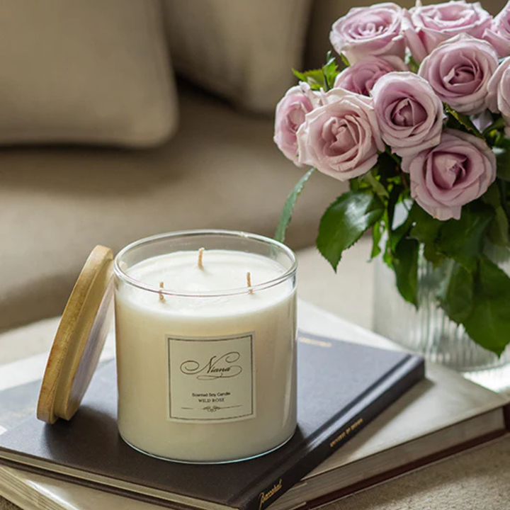 Wild Rose Deluxe Candle