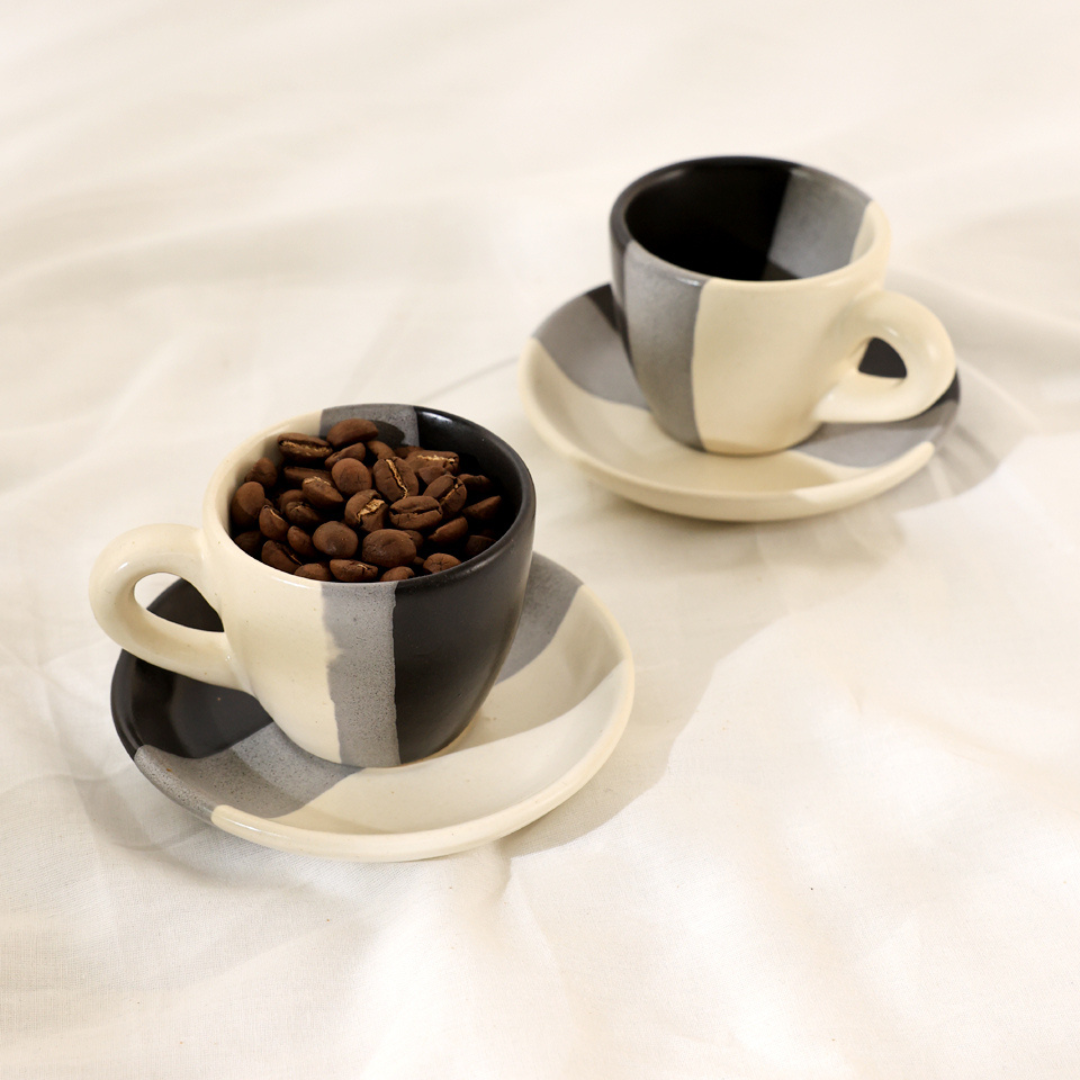 Yin Yang - Espresso Cup & Saucer