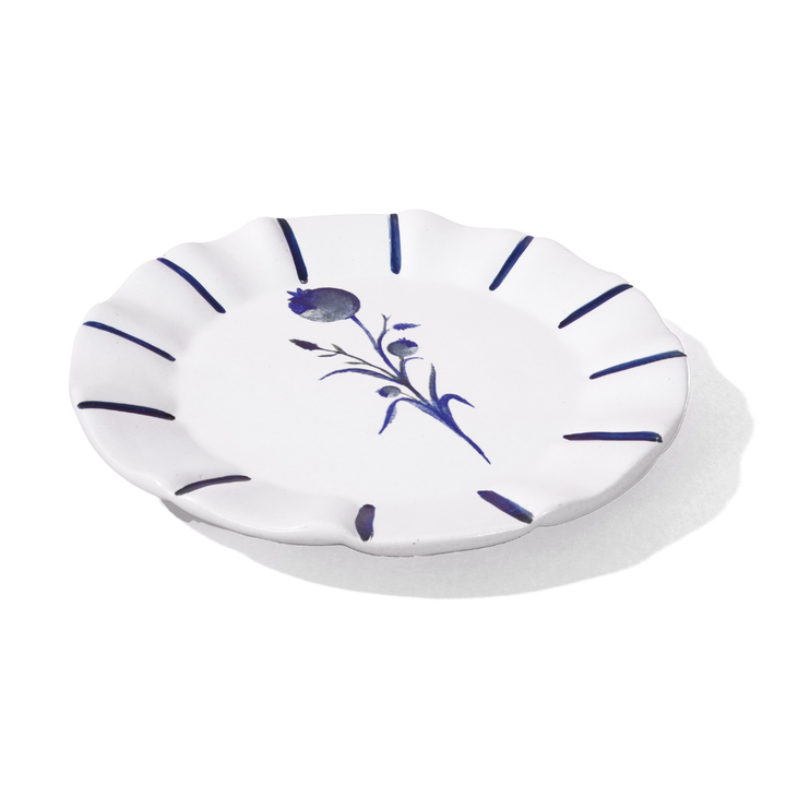 Blueberry Bloom Dessert Plate