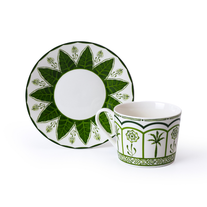 Green Lush  - Cup & Saucer