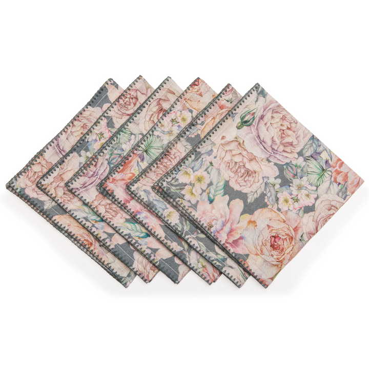 Cocktail Napkins - Slate green