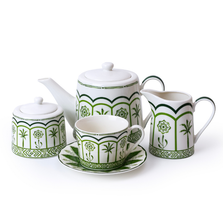 Green Lush Tea Set