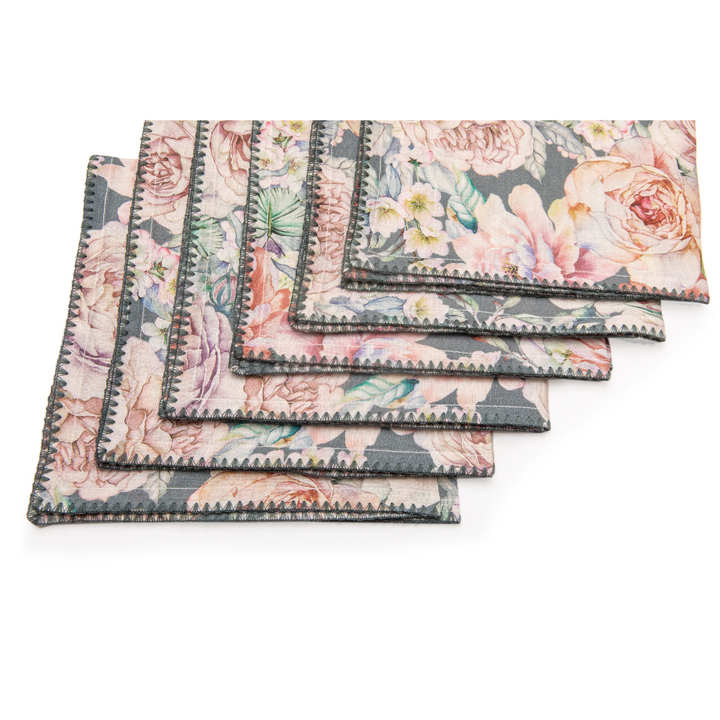 Cocktail Napkins - Slate green