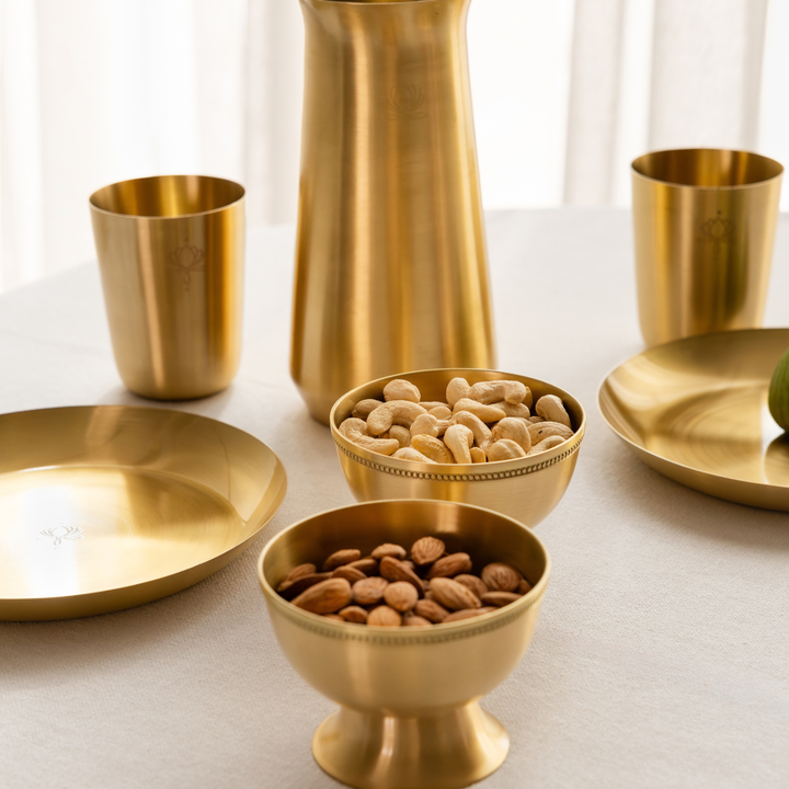 BRASS NUT BOWL SET