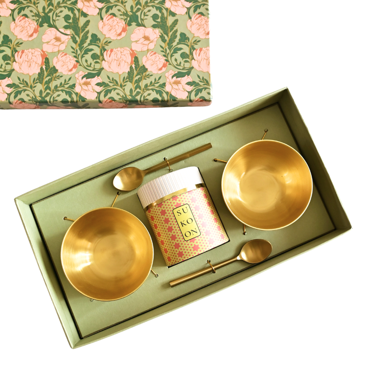 BRASS NUT BOWL SET