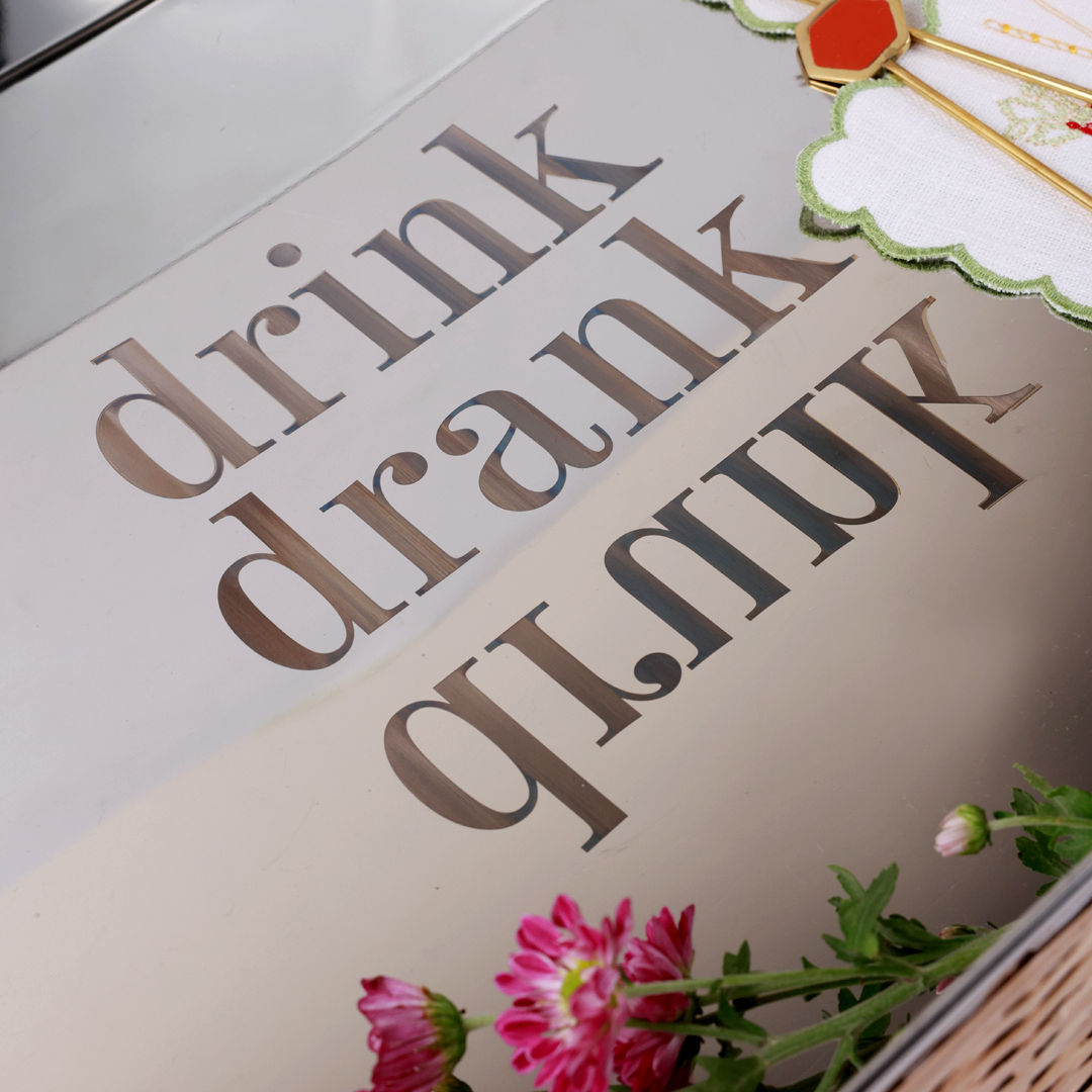 The Drink Drank Drunk - Tray