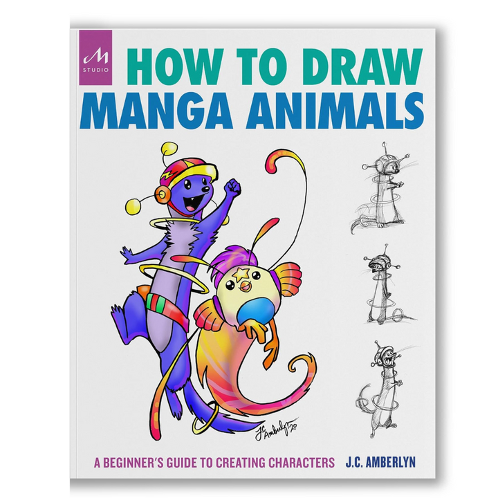 How to Draw Manga Animals: A Beginner's Guide to Creating Characters Book