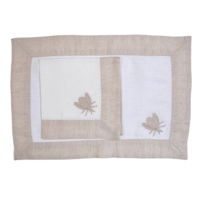 Placemats and Napkins - White