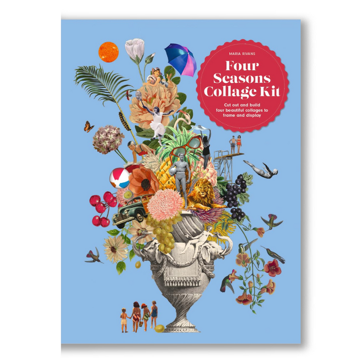 Four Seasons: Build four beautiful collages from this complete kit Book