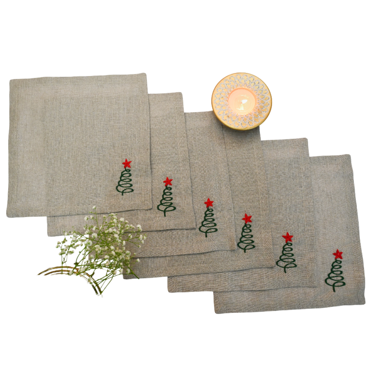 Cocktail Napkins - Christmas Tree