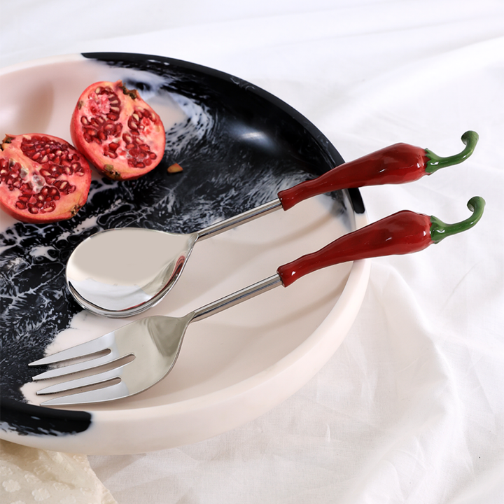 Yin Yang - Salad Server Duo