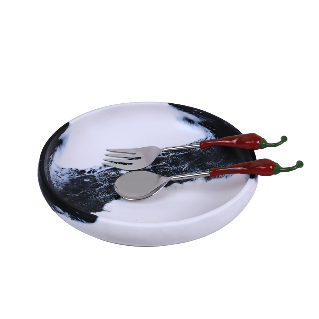 Yin Yang - Salad Server Duo