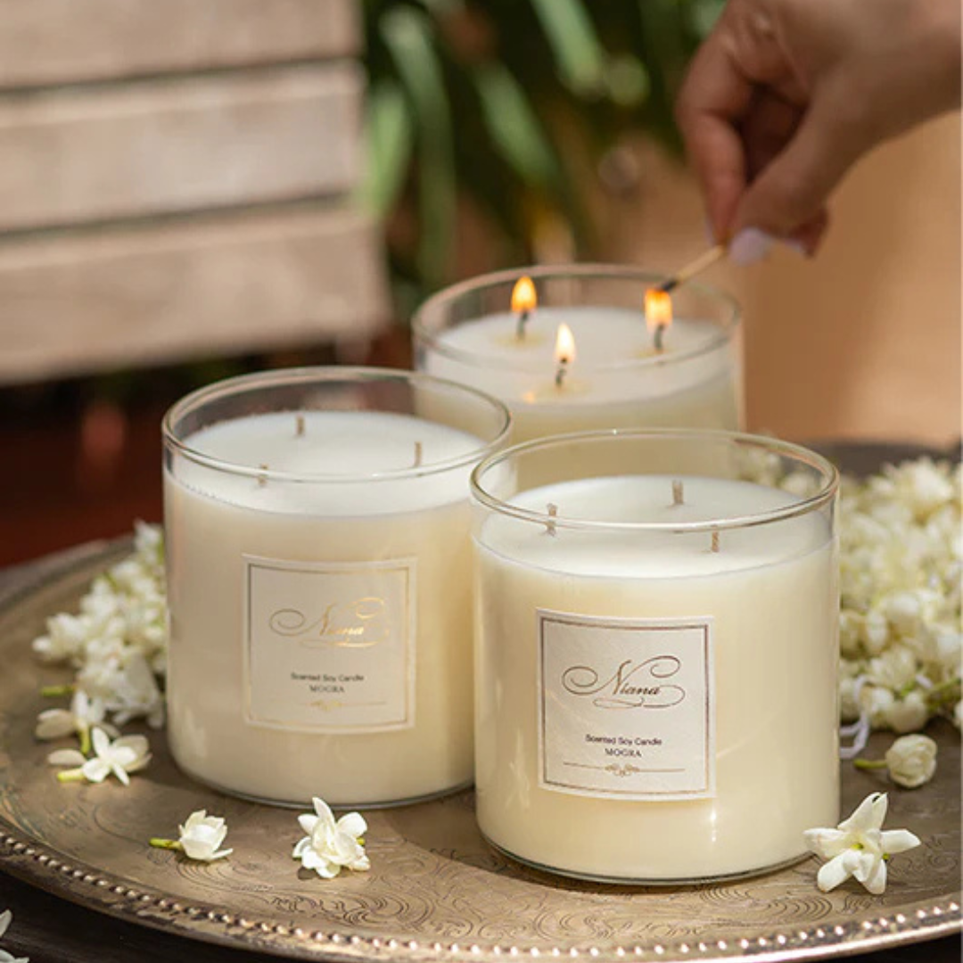 Mogra Deluxe Candle