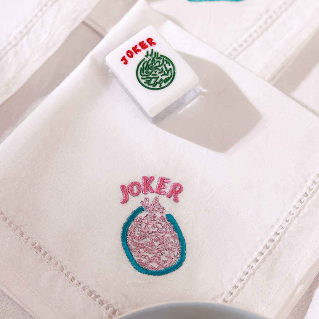 Mahjong. Please! - Tea Napkin
