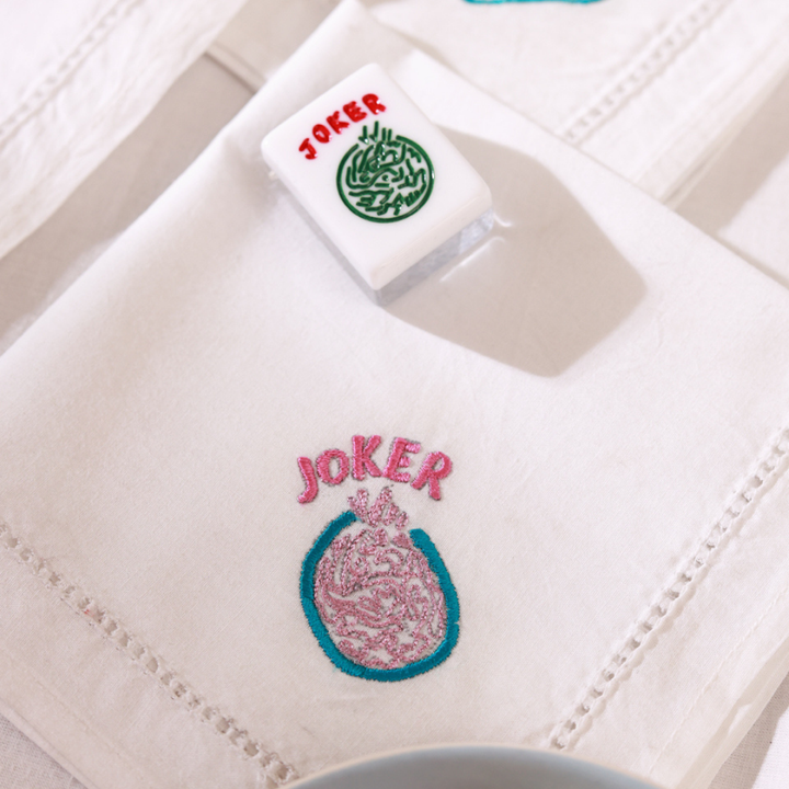 Mahjong. Please! - Tea Napkin