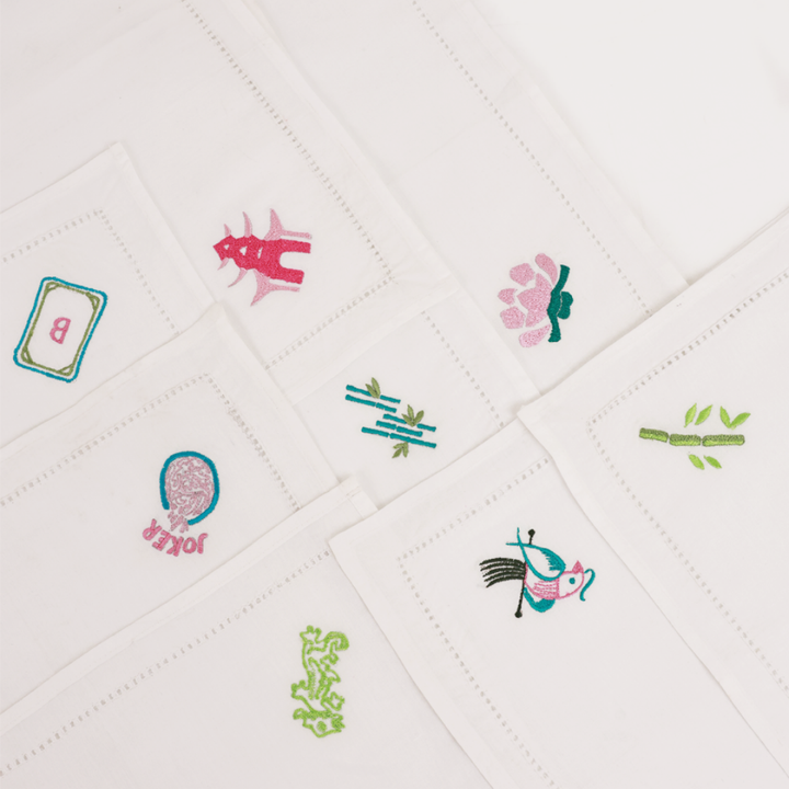 Mahjong. Please! - Tea Napkin