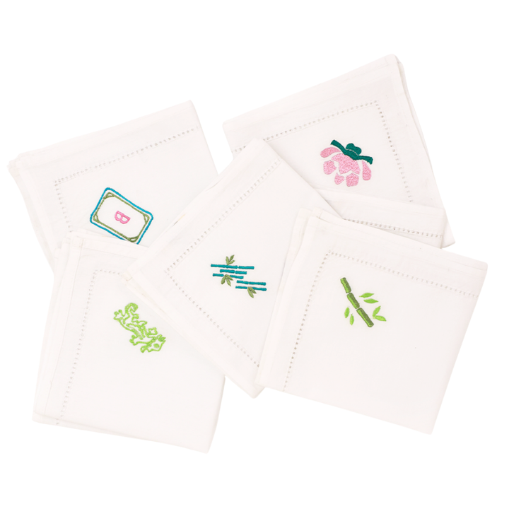 Mahjong. Please! - Tea Napkin