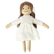 SKYLAR - The Doll with brown yarn