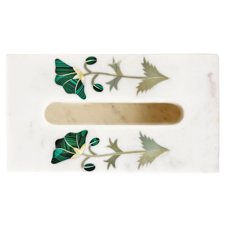 MARBLE INLAY TISSUE BOX
