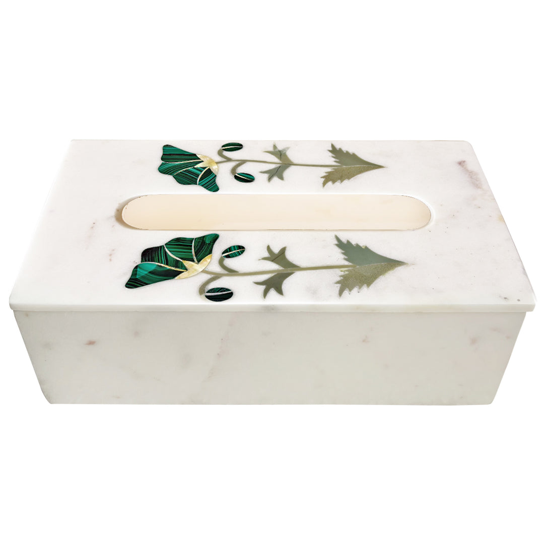 MARBLE INLAY TISSUE BOX