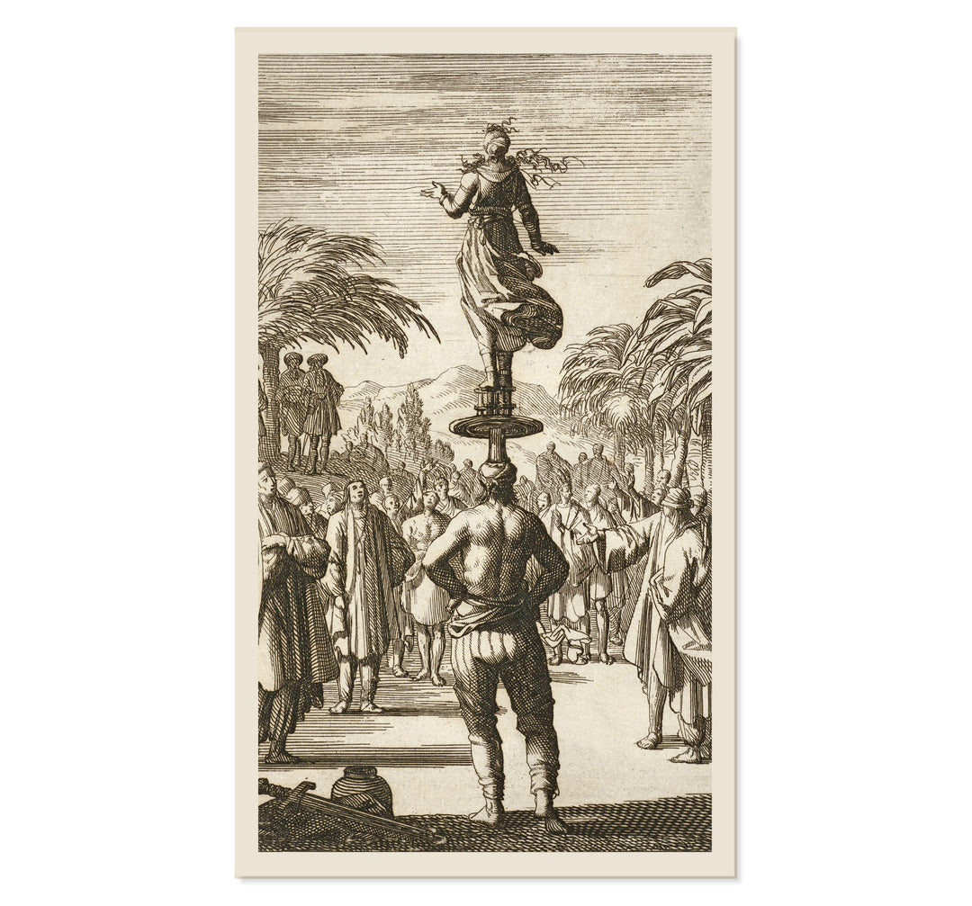 Indian Acrobats in Patoda Art Print