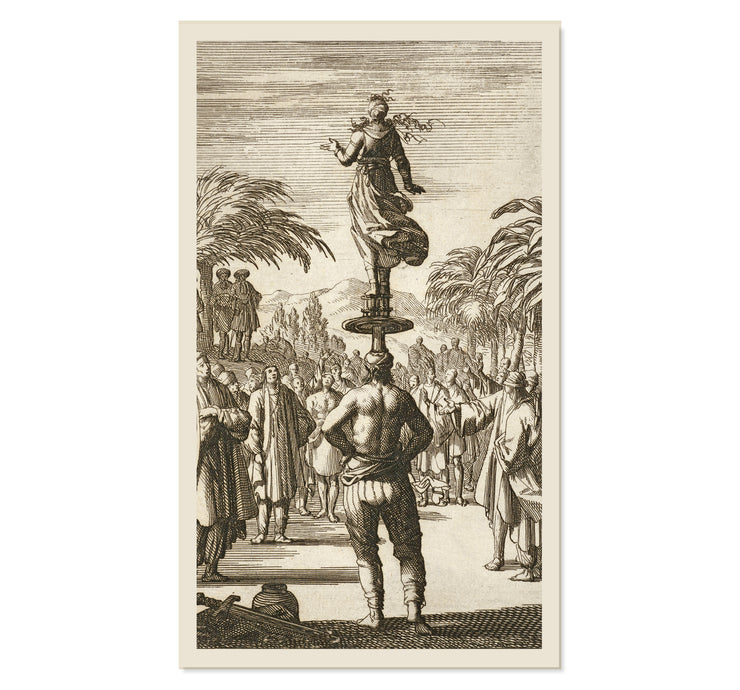 Indian Acrobats in Patoda Art Print