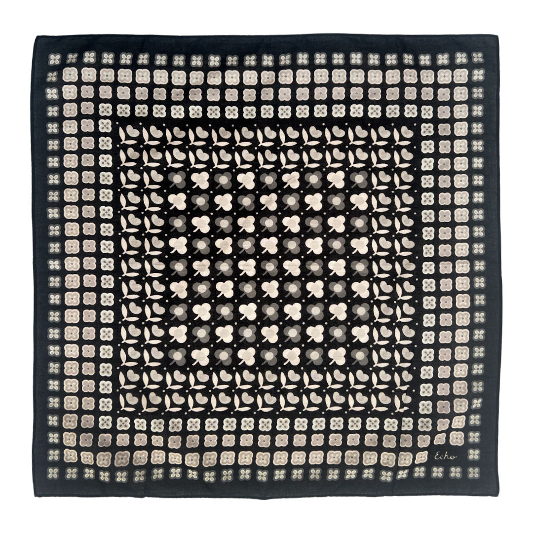 Midnight Garden Cotton Scarf