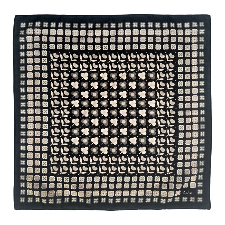 Midnight Garden Cotton Scarf