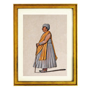 A Lucknow courtier holding a walking stick Art Print