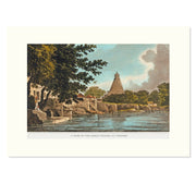 Pagoda at Thanjavur Art Print
