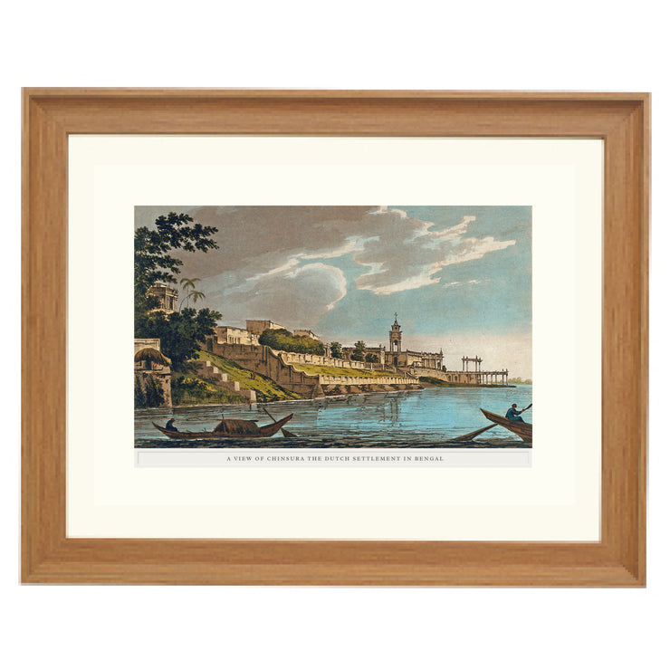 A View of Chinsura the Dutch settlement in Bengal Art Print