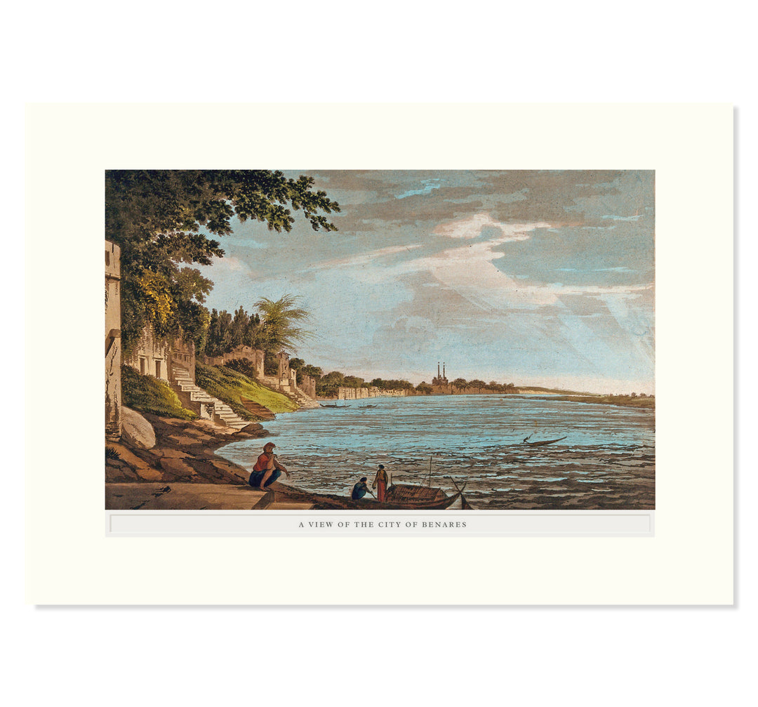 River Ganges at Varanasi Art Print