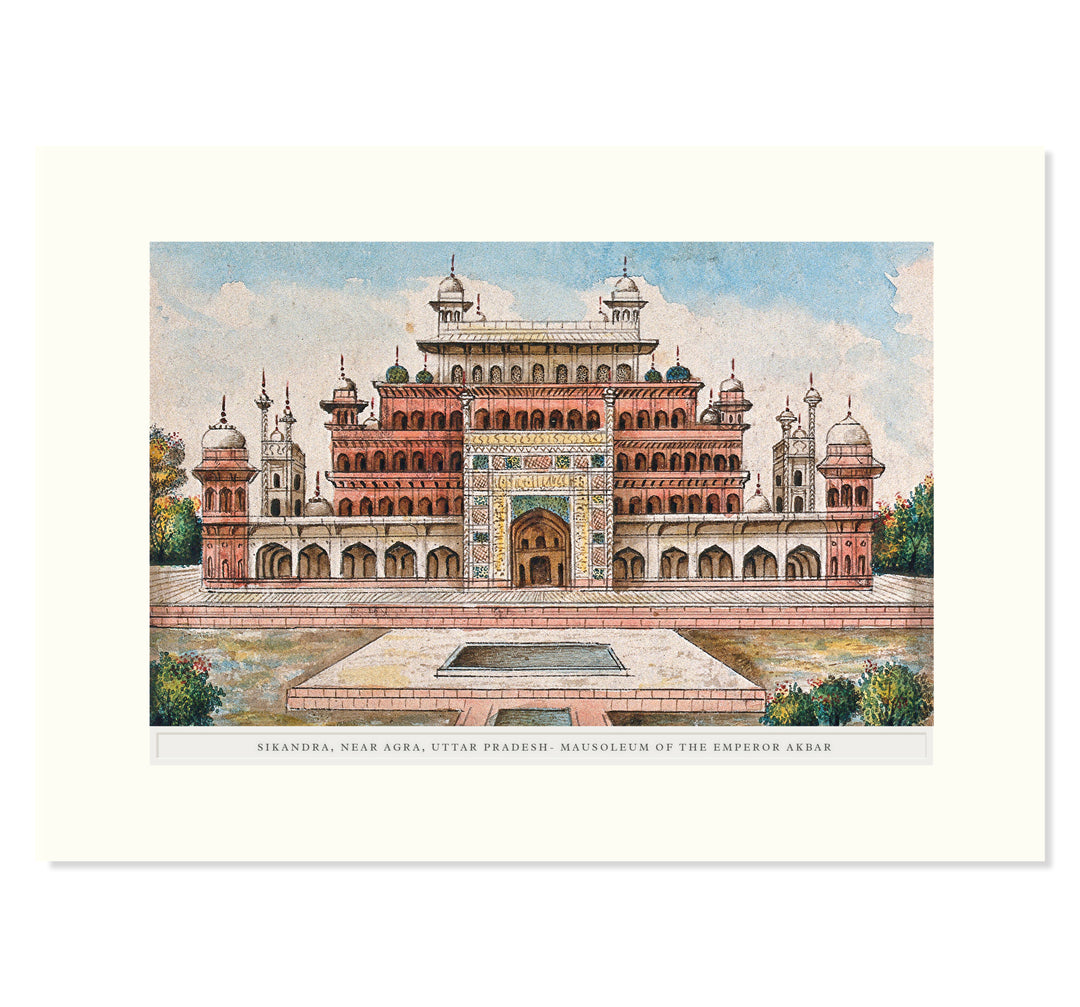 Sikandra - mausoleum of the Emperor Akbar Art Print