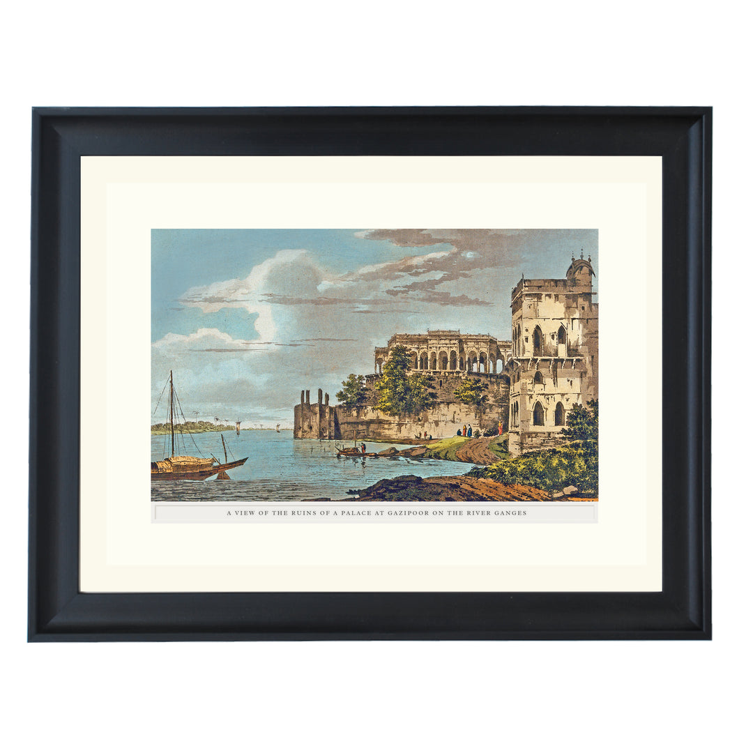 Ghāzīpur - a ruined palace on the river Ganges Art Print