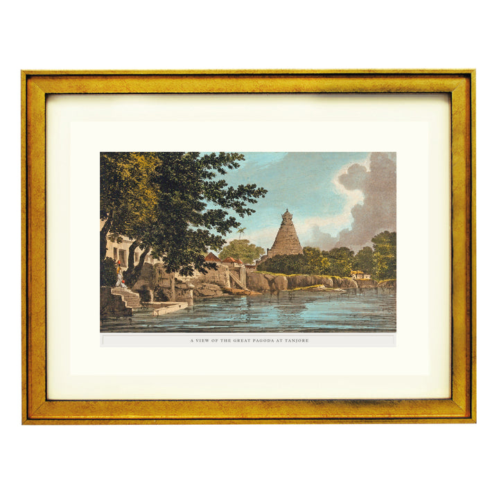 Pagoda at Thanjavur Art Print