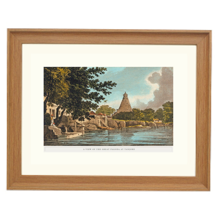 Pagoda at Thanjavur Art Print