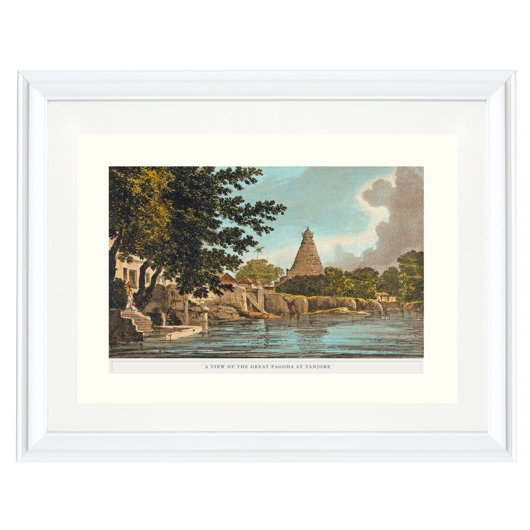 Pagoda at Thanjavur Art Print