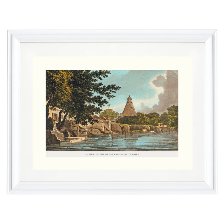 Pagoda at Thanjavur Art Print