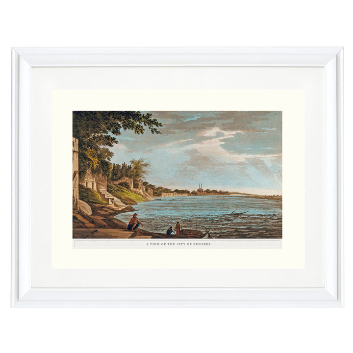 River Ganges at Varanasi Art Print