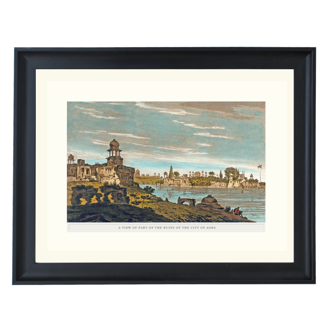 Ruins in the city of Agra Art Print