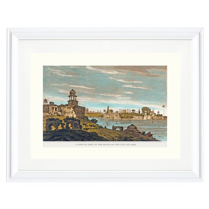 Ruins in the city of Agra Art Print