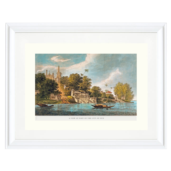 View from the River - Ayodhya Art Print