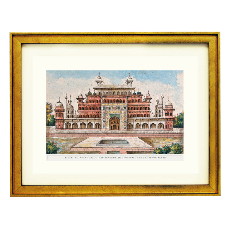 Sikandra - mausoleum of the Emperor Akbar Art Print