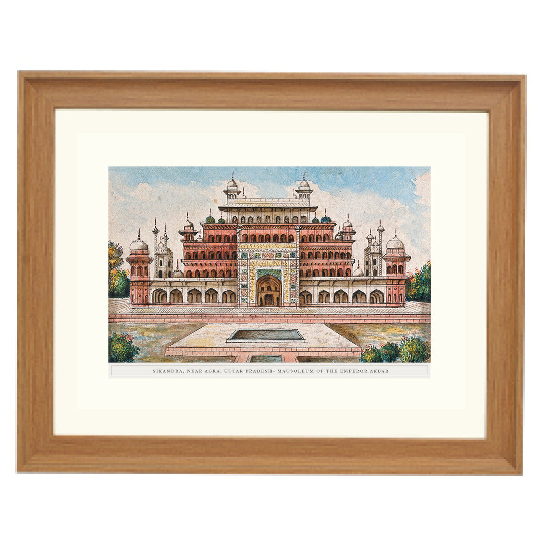 Sikandra - mausoleum of the Emperor Akbar Art Print