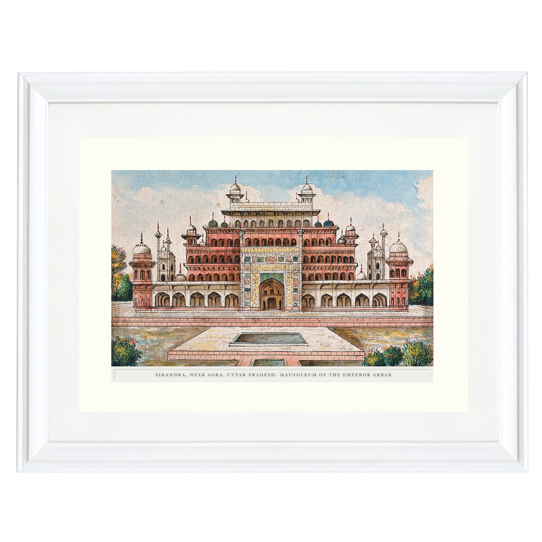 Sikandra - mausoleum of the Emperor Akbar Art Print