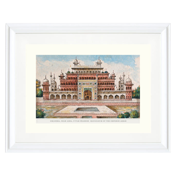 Sikandra - mausoleum of the Emperor Akbar Art Print