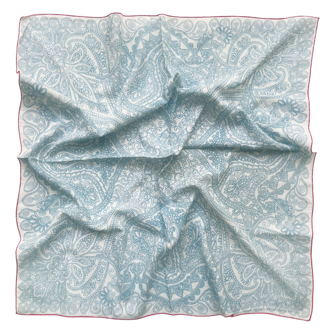 Mughal Mist Cotton Scarf